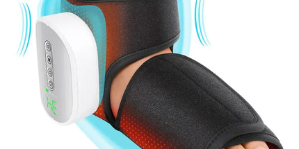 Air Compression Heated Foot Massager, Sole & Ankle Dual Zone Kneading with 4 Intensities, 4 Temp and 3 Airbag Massage Modes - Cordless USB Rechargeable and 360°Wrap Around Design for Home Relaxation Gift & Pain Relief Therapy