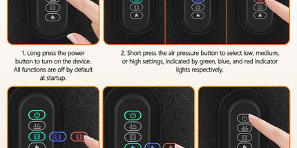 Air Compression Heated Calf Massager, with 3 Intensities, 3 Temp and 3 Airbag Massage Modes - Cordless USB Rechargeable and 360°Wrap Around Design for Home Relaxation Gift & Pain Relief Therapy