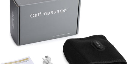 Air Compression Heated Calf Massager, with 3 Intensities, 3 Temp and 3 Airbag Massage Modes - Cordless USB Rechargeable and 360°Wrap Around Design for Home Relaxation Gift & Pain Relief Therapy