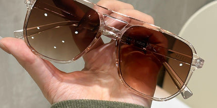 4 Pairs Y2K Style Aviator Sunglasses Set for Men and Women - UV400 Protection, PC Frame Fashion Driving Glasses Lightweight Retro Eyewear Style 1