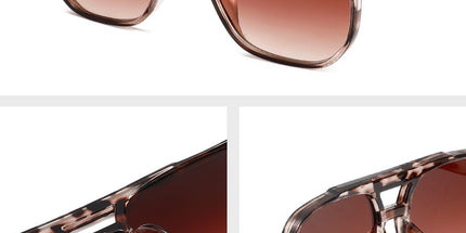 4 Pairs Y2K Style Aviator Sunglasses Set for Men and Women - UV400 Protection, PC Frame Fashion Driving Glasses Lightweight Retro Eyewear Style 2