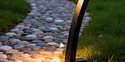 8 Pack "7" Shaped Solar Pathway Lights - Outdoor Waterproof Modern LED Landscape Stake Lights with Auto Dusk-to-Dawn Sensor for Garden Yard Walkway & Lawn Tyack eCommerce Solutions