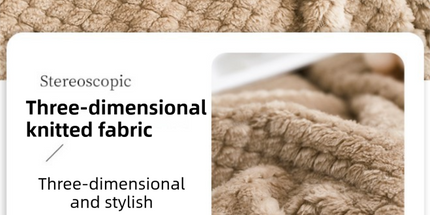 200 x 360cm Khaki Pineapple Grid Plush Sofa Blanket for 4 Seater - Soft Thick Flannel Jacquard Throw, Fade Resistent & Machine Washable, Lightweight Travel and Spring Summer Bedding Tyack eCommerce Solutions