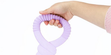 Pink 90cm Silicone Back Scrubber Long Exfoliating Bath Strap - Double Sided Massage Texture, Non Slip Grip Handles, Deep Cleansing Shower Tool for Home Spa