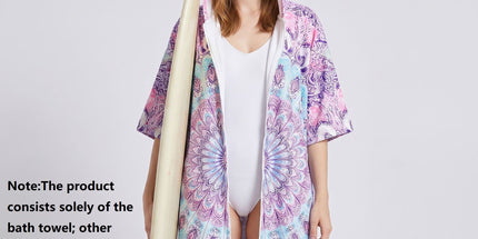 2 pack Quick Dry Microfiber Surf Poncho Towel（Style 4）-  Hooded Changing Robe with Zipper - Lightweight Beach Wrap for Swimming Travel Tyack eCommerce Solutions