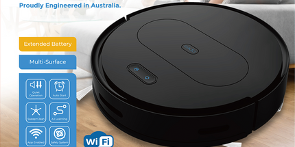 Walkabout iRoom 600 Smart Robot Vacuum and Mop With App-Based Automated Cleaning System