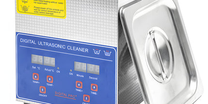 2L Ultrasonic Cleaner Lab-Grade Stainless Steel Ultrasonic Cleaning Machine Digital Heating Timer and Basket for Home and Commercial Jewellery Eyeglass