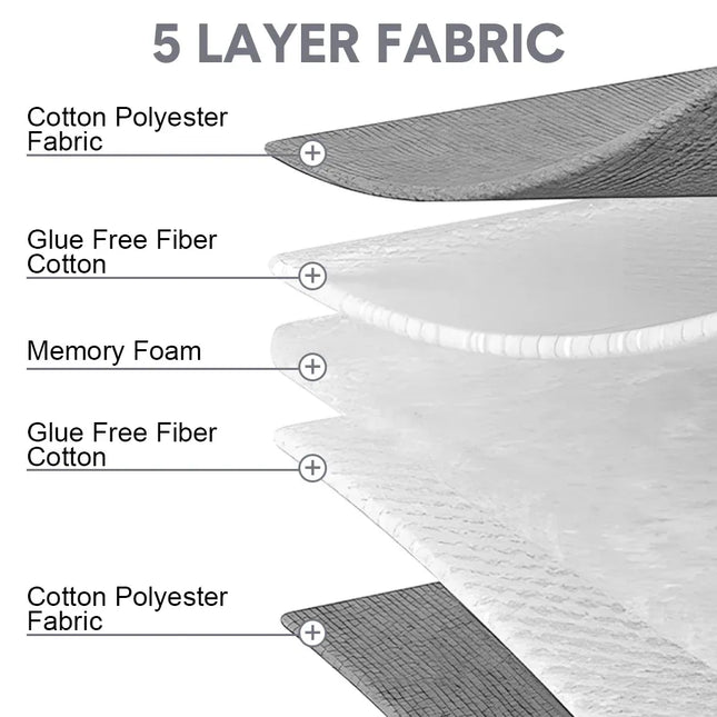 Foldable Floor Mattress Roll Up Futon Mattress Thicken Memory Foam for Bedroom Guest Room and Travel Portable Japanese Sleeping Tatami Mat 1x2m Grey