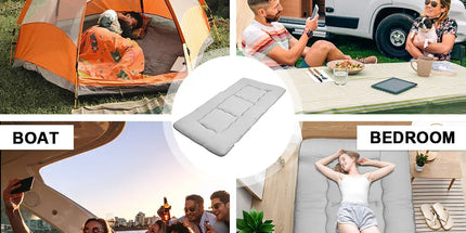 Foldable Floor Mattress Roll Up Futon Mattress Thicken Memory Foam for Bedroom Guest Room and Travel Portable Japanese Sleeping Tatami Mat 1x2m Grey