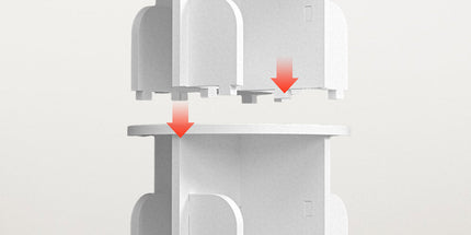 4 Tier Rotating Bookshelf PVC Freestanding Corner Rack Bookcase Multifunctional Spinning 360 Storage Shelf Organizer for Home Office Space-Saving White