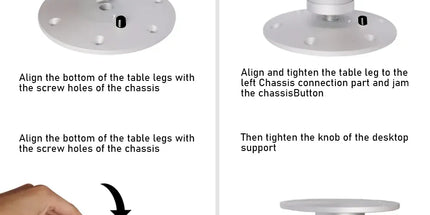 Table Pedestal Telescopic Furniture Leg 46-70cm Height Adjustable Easy Installation Detachable Aluminum Alloy Support for RV Boat Caravan Motorhome