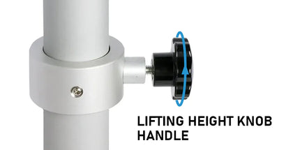 Table Pedestal Telescopic Furniture Leg 46-70cm Height Adjustable Easy Installation Detachable Aluminum Alloy Support for RV Boat Caravan Motorhome
