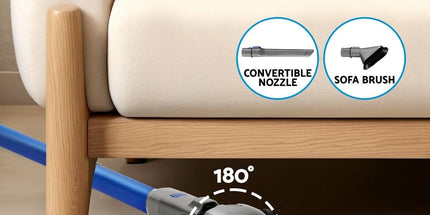 Devanti 300W Stick Vacuum Cleaner Cordless Self-Standing