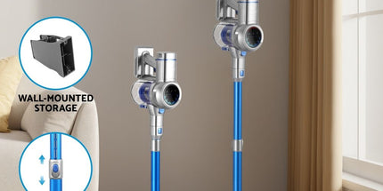 Devanti 300W Stick Vacuum Cleaner Cordless Self-Standing