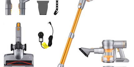 Devanti 300W Stick Vacuum Cleaner Cordless Self-Standing Golden