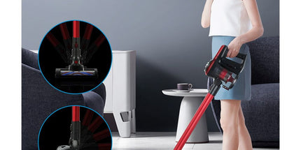 Devanti Stick Vacuum Cleaner Brushless Cordless 250W Red