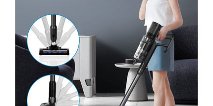 Devanti Stick Vacuum Cleaner Brushless Cordless 350W Grey