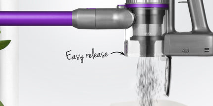 Devanti Stick Vacuum Cleaner Bagless Cordless 120W Purple