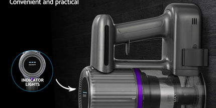 Devanti Stick Vacuum Cleaner Bagless Cordless 120W Purple