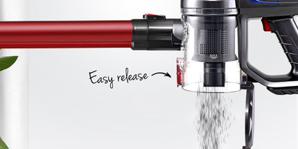 Devanti Stick Vacuum Cleaner Bagless Cordless Red 150W