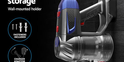 Devanti Stick Vacuum Cleaner Bagless Cordless Red 150W