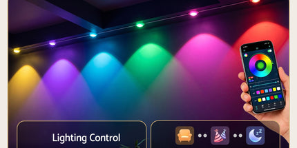 Jingle Jollys 30M Christmas Permanent Outdoor Lights Smart Eaves String App Control Decoration 72LED
