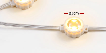 Jingle Jollys 30M Christmas Permanent Outdoor Lights Smart Eaves String App Control Decoration 72LED