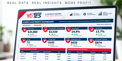 AI Ecommerce Profitability & Intelligence Dashboard